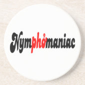 Nymphomaniac Zandsteen Onderzetter (Voorkant)