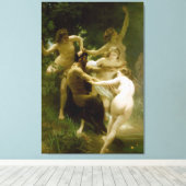 Nymphs and Satyr (Nymphes et Satires) (1873) Canvas Afdruk (Insitu (Houten vloer))