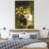 Nymphs and Satyr (Nymphes et Satires) (1873) Canvas Afdruk (Insitu (Slaapkamer))