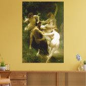 Nymphs and Satyr (Nymphes et Satires) (1873) Canvas Afdruk (Insitu (Woonkamer))