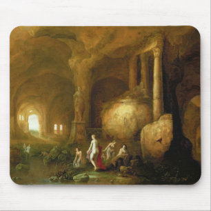 Nymphs Bathing by Classical Ruins Muismat