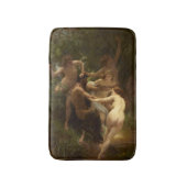 Nymphs en Satyr van William-Adolphe Bouguereau Badmat (Voorkant Verticaal)