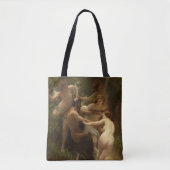 Nymphs en Satyr van William-Adolphe Bouguereau Tote Bag (Voorkant)