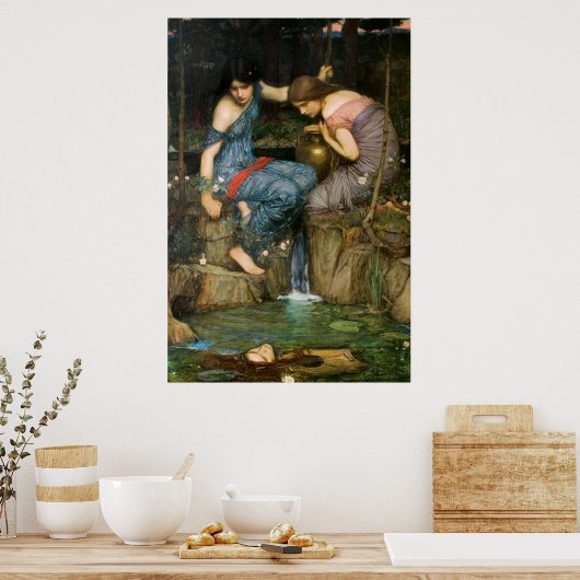 Nymphs Finding the Head of Orpheus - 1900 Poster (Keuken)