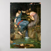Nymphs Finding the Head of Orpheus - 1900 Poster (Voorkant)