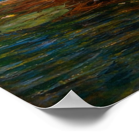 Nymphs Finding the Head of Orpheus by Waterhouse Poster (Hoek)