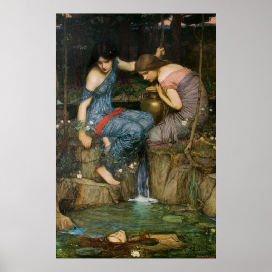 Nymphs Finding the Head of Orpheus Poster (Voorkant)