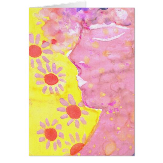 Nymphs Folk Art van AnyaC BLANK Briefpapier (Voorkant)