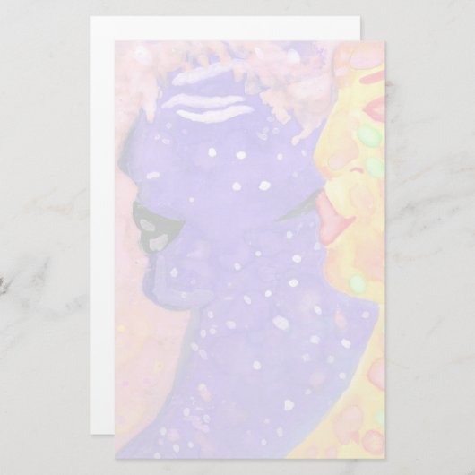 Nymphs Folk Art van AnyaC Briefpapier (Voorkant / Achterkant)