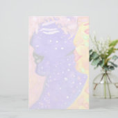 Nymphs Folk Art van AnyaC Briefpapier (Staand voorkant)