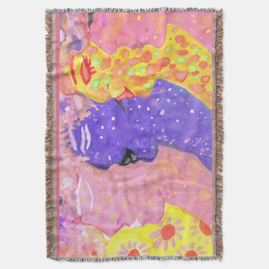 Nymphs Folk Art van AnyaC Deken (Voorkant Verticaal)