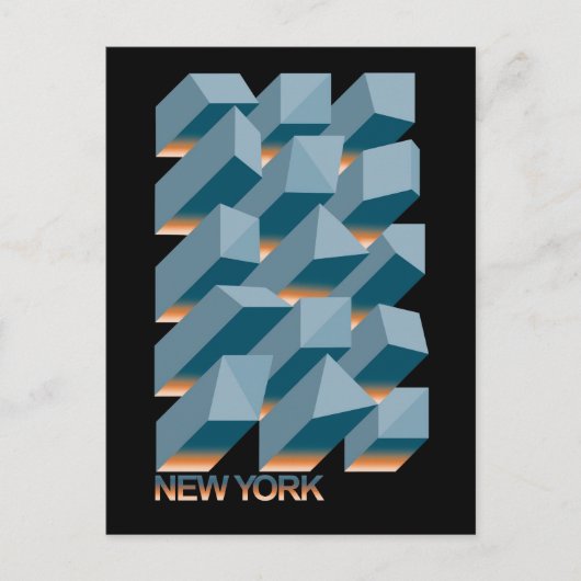 NYNY Broadway Post Card Briefkaart (Voorkant)