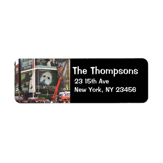 NYP Postadres Etiketten (Voorkant)