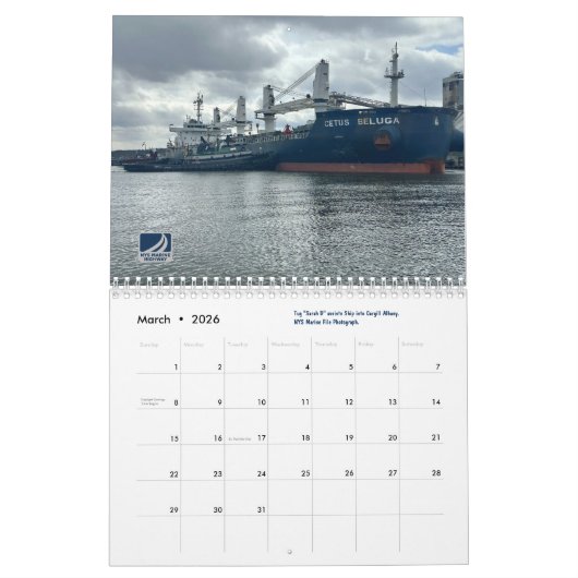 NYS Marine Highway - Tugs at Work 2025 Kalender (Mar 2026)