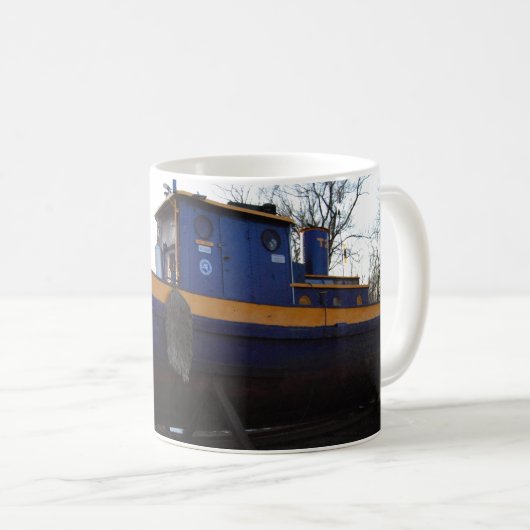 NYS Tug-boot op een mok (Voorkant rechts)