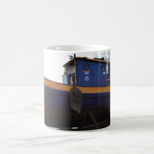 NYS Tug-boot op een mok (Center)