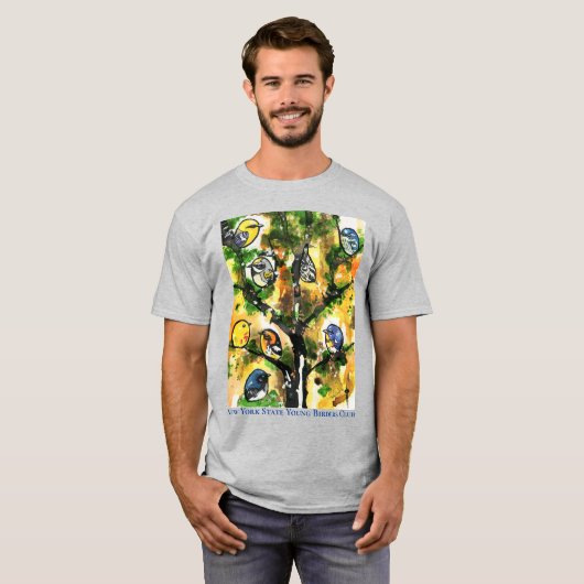 NYS Young Birders Club T-Shirt (Mannen) (Voorkant volledig)