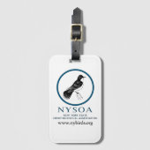 NYSOA-Bagagelabel Bagagelabel (Voorkant (verticaal))