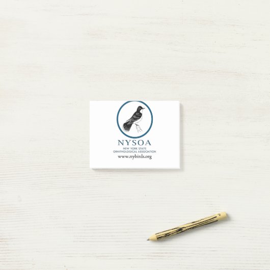 NYSOA-waterfles Post-it® Notes (Op bureau)