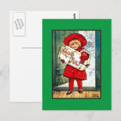 Nystrom - Vrolijk kerstfeest,  illustratie Briefkaart (Voorkant / Achterkant)