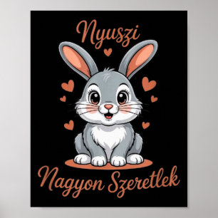 Nyuszi, Mijn Konijn - Szeretlek, Ik Hou van Jou! Poster