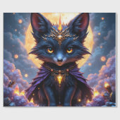 Nyx – Bewaker van het maanlicht.  Cadeaupapier (Vlak)