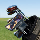 Nyx – Bewaker van het maanlicht. Golfheadcover (Insitu)
