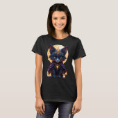 Nyx – Bewaker van het maanlicht. T-shirt (Voorkant volledig)