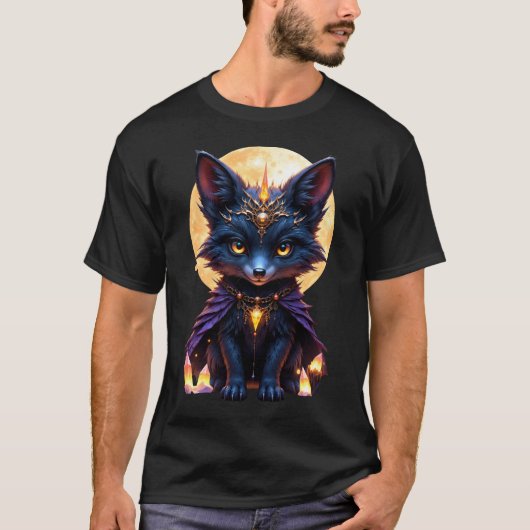 Nyx – Bewaker van het maanlicht. T-shirt (Voorkant)