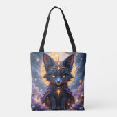 Nyx – Bewaker van het maanlicht.  Tote Bag (Achterkant)