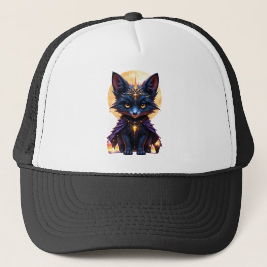 Nyx – Bewaker van het maanlicht. Trucker Pet (Voorkant)
