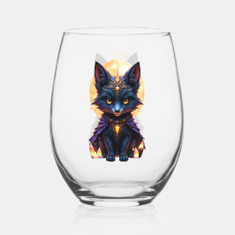 Nyx – Bewaker van het maanlicht. Wijnglas Zonder Voet