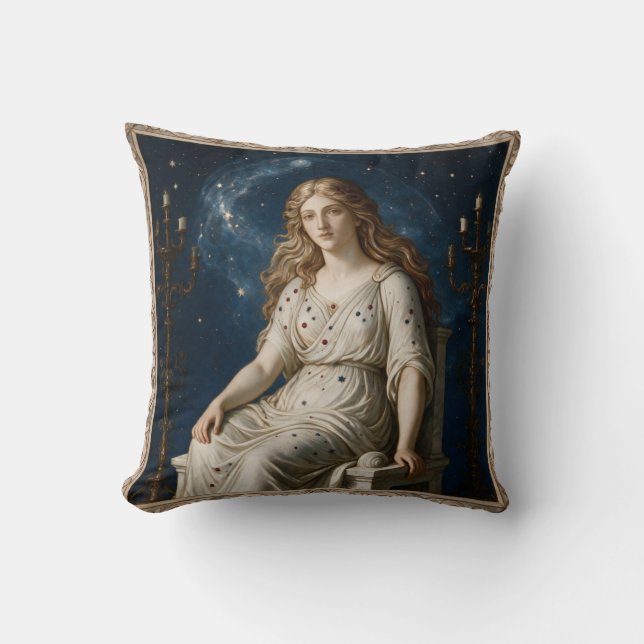Nyx de Godin van de Nacht Kussen (Voorkant)