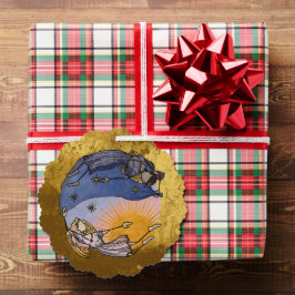 Nyx en Hespera (nacht en dag) Oudgrieks Ornament Kaart