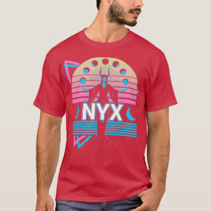 Nyx Greek Goddess Ancient Greek Mythology Retro T-shirt