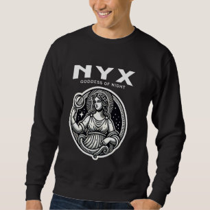 Nyx Griekse godin van de nacht Oude Griekse mythol Trui
