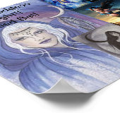 Nyx's collage, Nyx de godin van de nacht! Bless... Poster (Hoek)