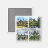 NZ0022 Oceanië, Nieuw-Zeeland, Hobbiton, koelkast Magneet (Voorkant / Achterkant)