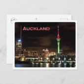 NZ Auckland - Sky Tower - Briefkaart (Voorkant / Achterkant)
