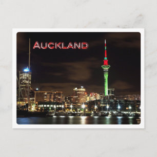 NZ Auckland - Sky Tower - Briefkaart