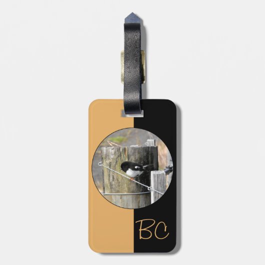 NZ Bird Bagagelabel (Achterkant verticaal)