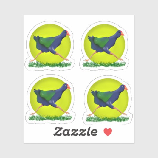 NZ BIRD Takahe Sticker (Vel)