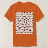 NZ fish species Graphic T-shirt (Design voorkant)