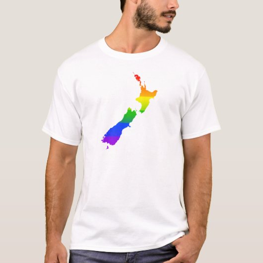 NZ Gay Pride T-shirt (Voorkant)