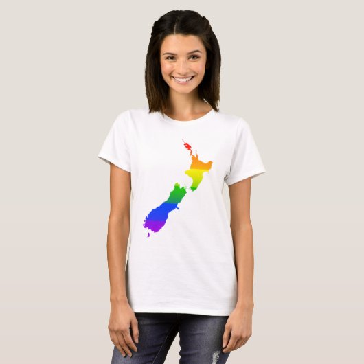 NZ Gay Pride T-shirt (Voorkant volledig)