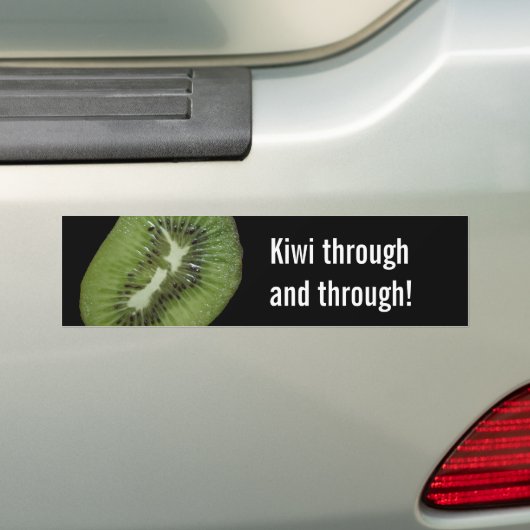 NZ Kiwi Bumpersticker Sjabloon (Op auto)