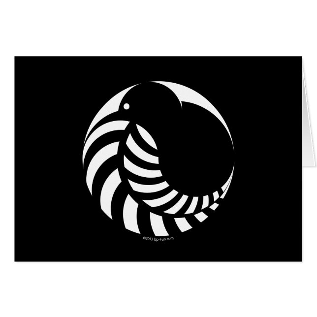 NZ Kiwi / Silver Fern Emblem (Voorkant Horizontaal)