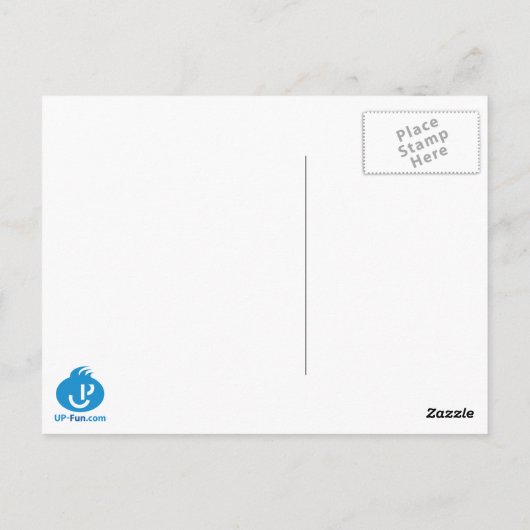 NZ Kiwi / Silver Fern Emblem Briefkaart (Achterkant)