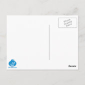 NZ Kiwi / Silver Fern Emblem Briefkaart (Achterkant)