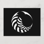 NZ Kiwi / Silver Fern Emblem Briefkaart (Voorkant)